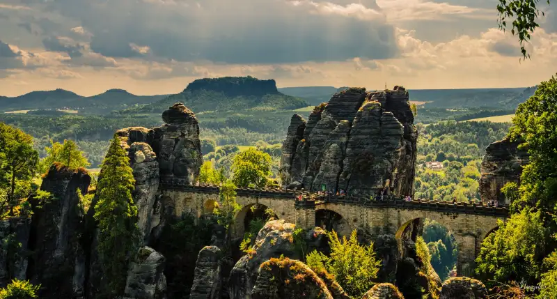 Basteibrücke in der Sächsischen Schweiz